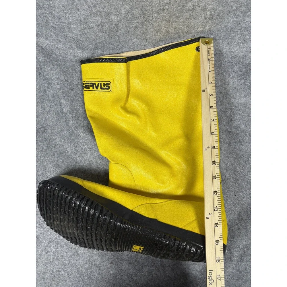Servus A380 Overboot Size 14 Yellow Waterproof Rubber Work Boots